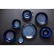Cuillères à soupe Olympia Luna bleu nuit (lot de 12)