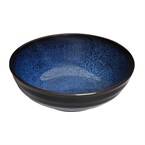 Bols plats Olympia Luna bleu nuit 160 mm (lot de 6)