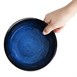 Bols plats Olympia Luna bleu nuit 160 mm (lot de 6)