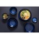 Bols plats Olympia Luna bleu nuit 210 mm (lot de 4)