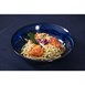 Bols plats Olympia Luna bleu nuit 210 mm (lot de 4)