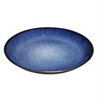 Assiettes creuses Olympia Luna bleu nuit 255 mm (lot de 4)