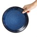 Assiettes creuses Olympia Luna bleu nuit 205 mm (lot de 4)