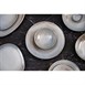 Assiettes creuses Olympia Ember Blue 230mm (lot de 4)
