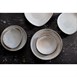 Assiettes creuses Olympia Ember Blue 230mm (lot de 4)