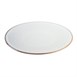 Assiettes plates Olympia Drift gris uni 280 mm (lot de 4)