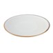 Assiettes plates Olympia Drift gris uni 230 mm (lot de 6)