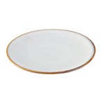 Assiettes plates Olympia Drift gris uni 180 mm (lot de 6)