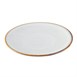Assiettes plates Olympia Drift gris uni 180 mm (lot de 6)