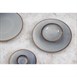 Bols évasés Olympia Drift gris uni 155 mm (Pack de 6)
