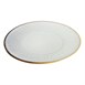 Assiettes plates Olympia Drift en relief gris 280mm (lot de 4)