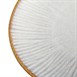 Assiettes plates Olympia Drift en relief gris 180mm (lot de 6)