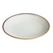 Assiettes creuses Olympia Drift en relief gris 260 mm (lot de 4)
