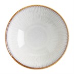 Bols évasés Olympia Drift en relief gris 205 mm (lot de 4)