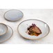 Bols évasés Olympia Drift en relief gris 155 mm (lot de 6)
