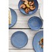 Bols plats Olympia Denim Blue 220 mm (lot de 6)
