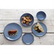 Bols plats Olympia Denim Blue 220 mm (lot de 6)