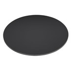 Plateau de table d'extérieur rond noir mat Bolero 600 mm