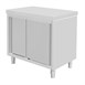 Armoire sur pieds en acier inoxydable Vogue 900x900x600mm