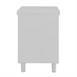 Armoire sur pieds en acier inoxydable Vogue 900x900x600mm