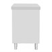 Armoire sur pieds en acier inoxydable Vogue 900x1200x600mm