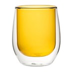 Verres à eau double paroi Utopia ambre 27 cl (lot de 6)