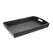 Grand plateau de service Olympia en bambou noir 510x350mm