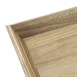 Plateau rectangulaire en acacia Olympia 380x355mm