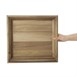 Plateau rectangulaire en acacia Olympia 380x355mm