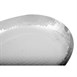 Plat ovale en acier inoxydable martelé Olympia 280x230mm