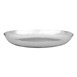 Plat ovale en acier inoxydable martelé Olympia 280x230mm