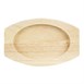 Planche en hévéa pour plat ovale en fonte Olympia 210x120mm pour FW819