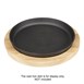 Planche en hévéa pour plat rond en fonte Olympia 254mm pour GJ556
