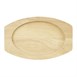 Planche en hévéa pour plat ovale en fonte Olympia 230x135mm pour FW818
