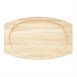 Planche en hévéa pour plat ovale en fonte Olympia 335x205mm pour GJ557
