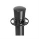 Poteaux d'accueil base plate Bolero noirs (lot de 2)