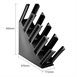 Porte-gobelets en  polypropylene noir Kristallon Olympia 4 emplacements
