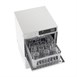 Lave-verres digital de comptoir Buffalo casier 350mm
