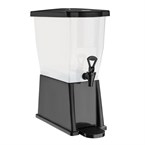 Distributeur de boissons en polypropylène noir Olympia 12L