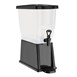 Distributeur de boissons en polypropylène noir Olympia 12L