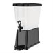 Distributeur de boissons en polypropylène noir Olympia 12L