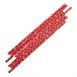 Pailles en papier Fiesta Compostable flocon de neige 210mm (lot de 250)