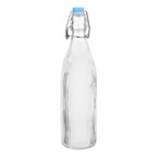 Bouteilles d'eau rainurées à bouchon mécanique Olympia 500ml (lot de 6)