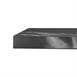 Table carrée Bolero Complete effet pierre noire 700mm