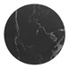 Table ronde Bolero Complete effet pierre noire 600mm