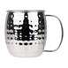 Mugs en acier inoxydable martelé Olympia Barware 440ml 