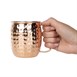 Mugs en acier inoxydable martelé Olympia Barware 440ml cuivre
