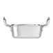 Plat de présentation en inox carré Olympia 115x115mm