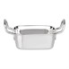 Plat de présentation en inox carré Olympia 115x115mm