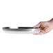 Plat rond en acier inoxydable martelé Olympia 260x35mm